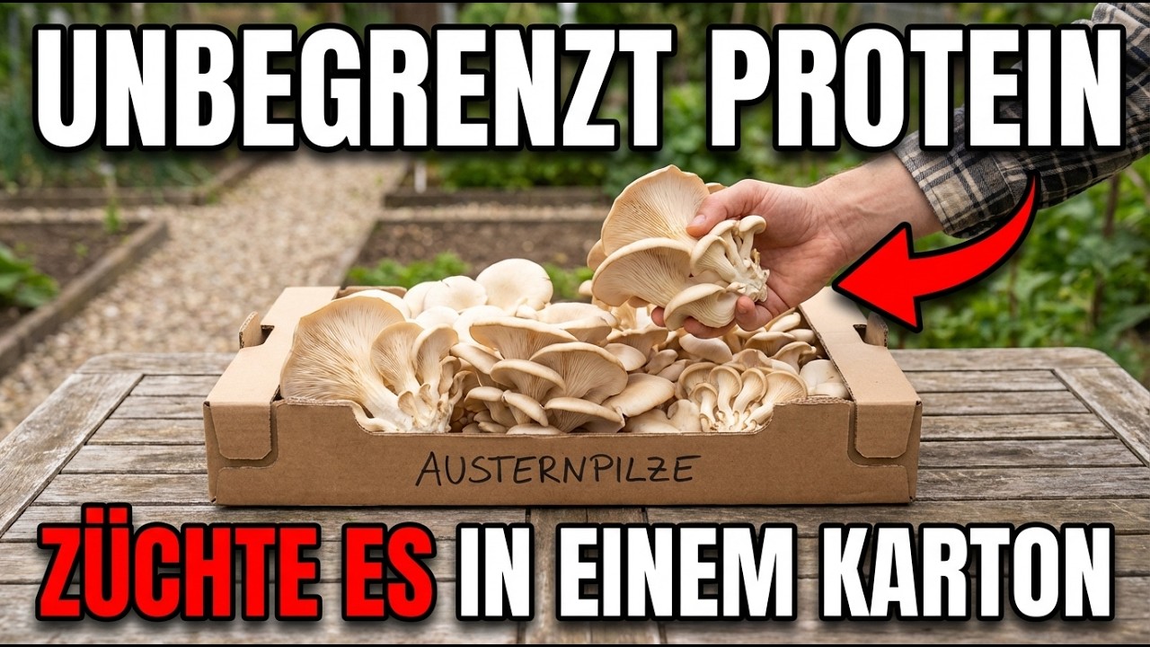 Unendliches Protein im Karton. Ernte Alle 7 Tage. Setup in 5 Minuten.