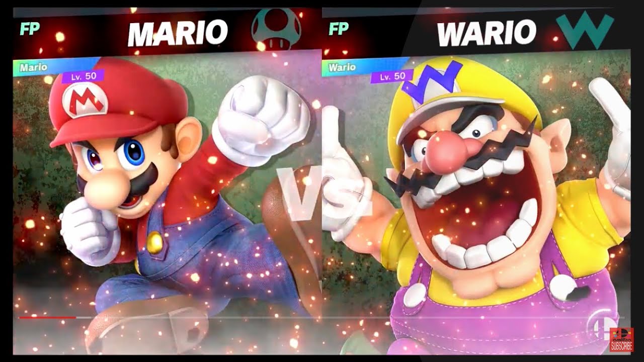 Super Smash Bros Ultimate Amiibo Fights – Request #19721 Mario vs Wario