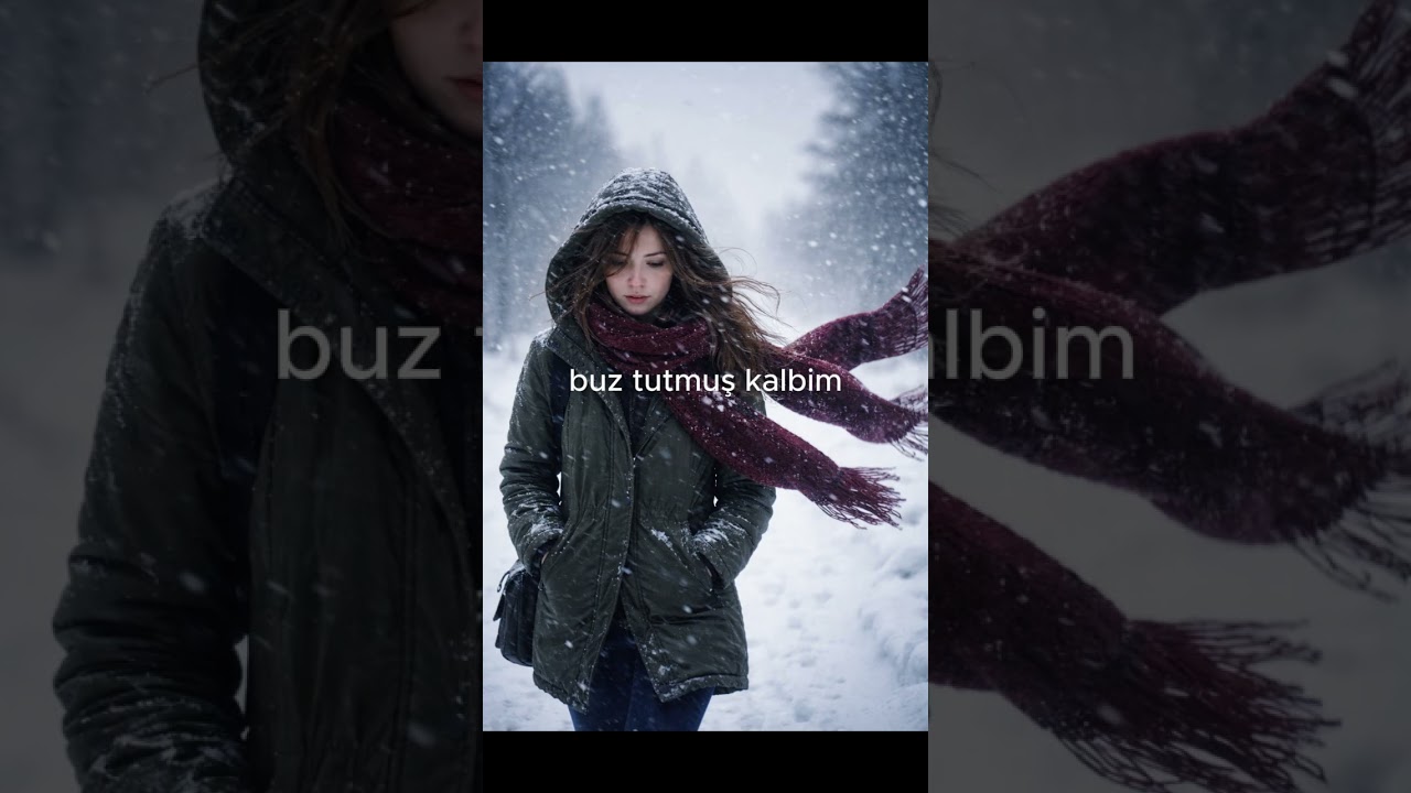 buz tutmuş kalbim