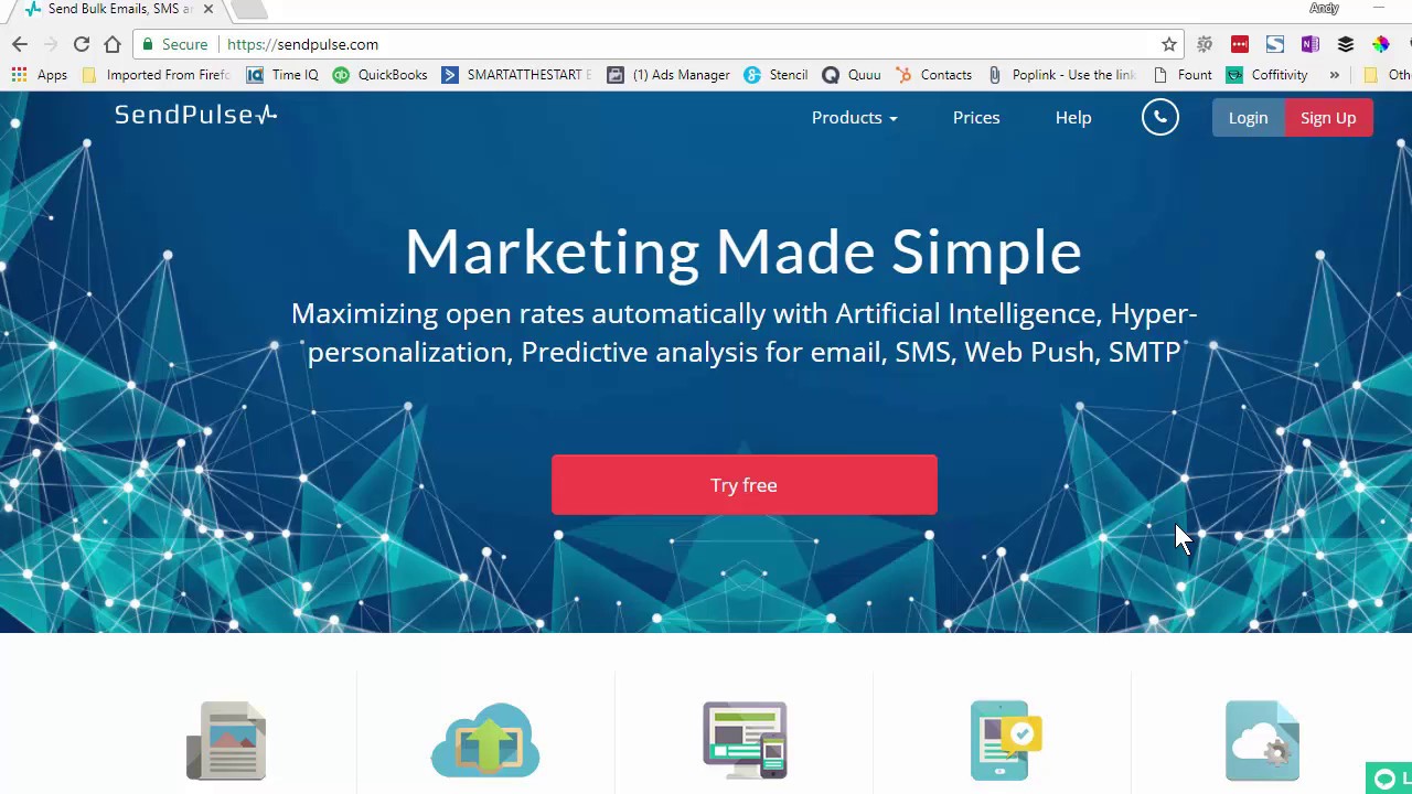 SendPulse SignUp