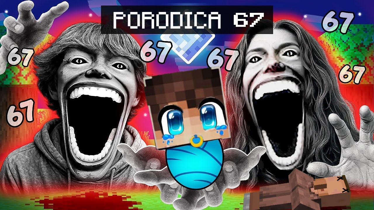 Rage-a Je Usvojila PORODICA 67 u Minecraft-u!