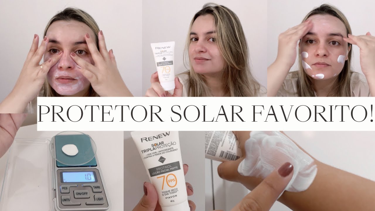RESENHA PROTETOR SOLAR AVON | RENEW 70 TRIPLA PROTE&Ccedil;&Atilde;O &Eacute; BOM?
