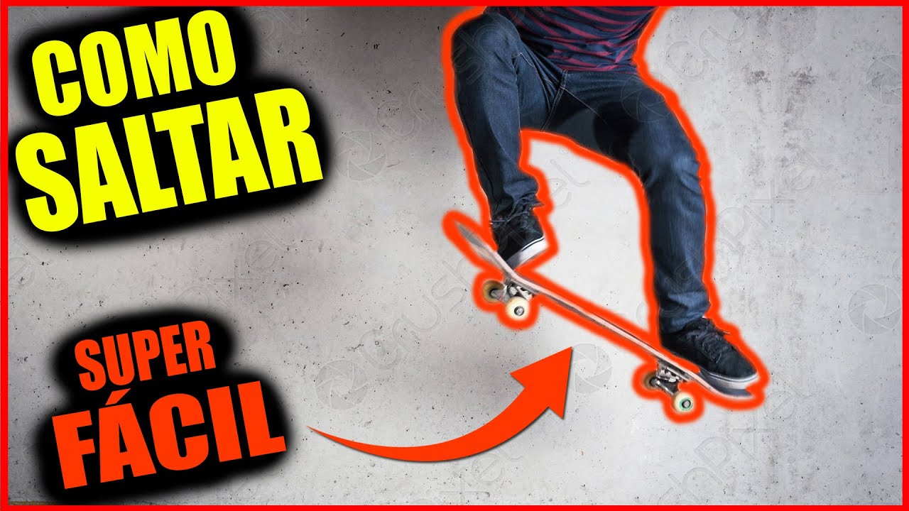 COMO Saltar en SKATE (Fácil y Rápido!) Para Principiantes