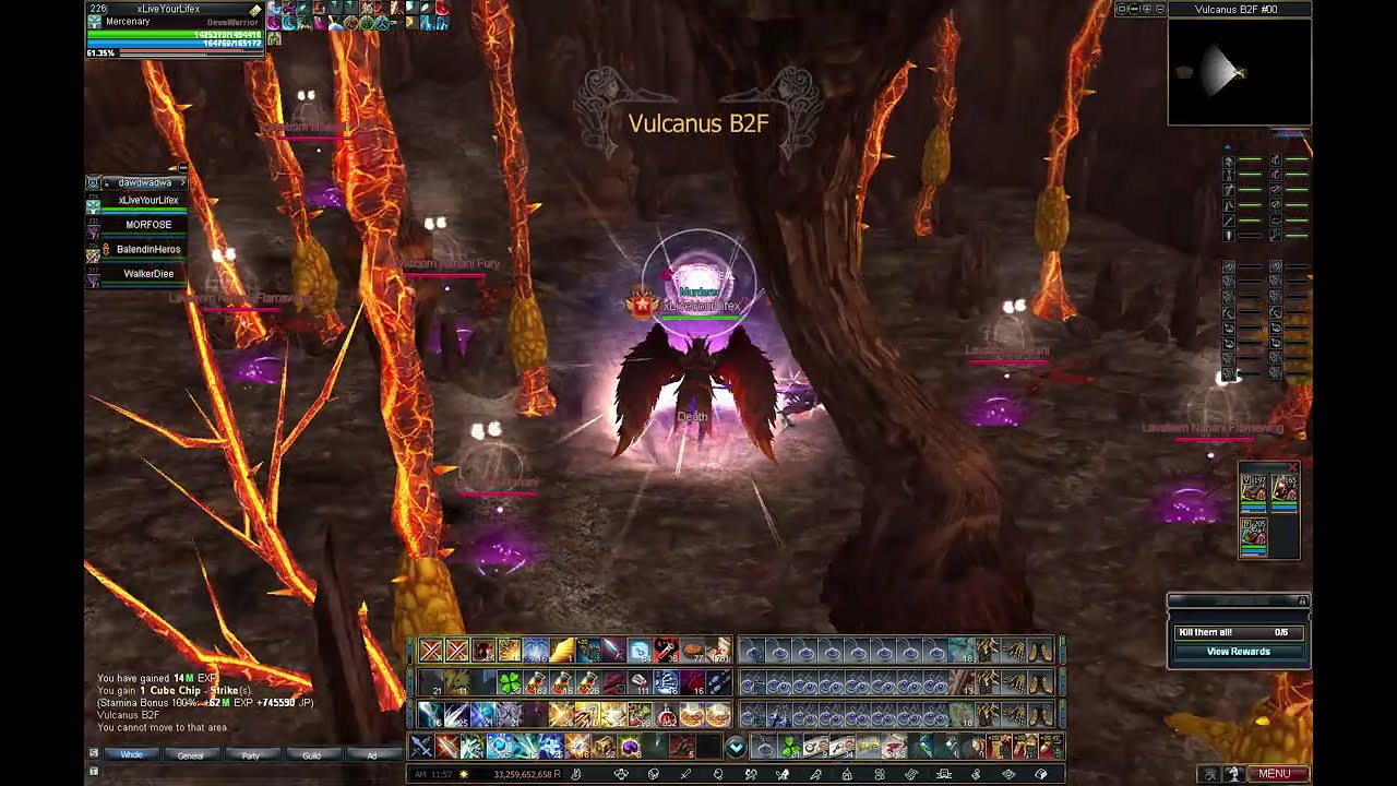 Rappelz 9,10 Epic MERCENARY Test Vulcan Normal