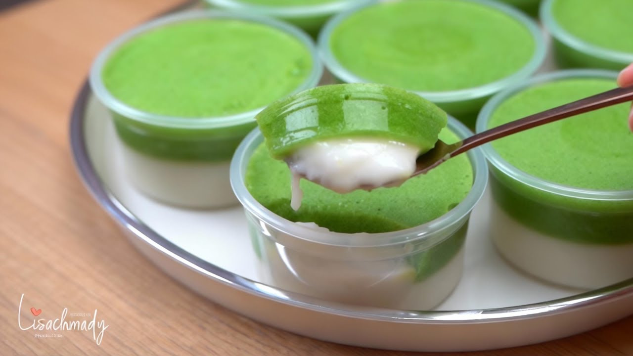 Puding Pandan Vla Durian: Sekali Coba Langsung Jatuh Cinta 