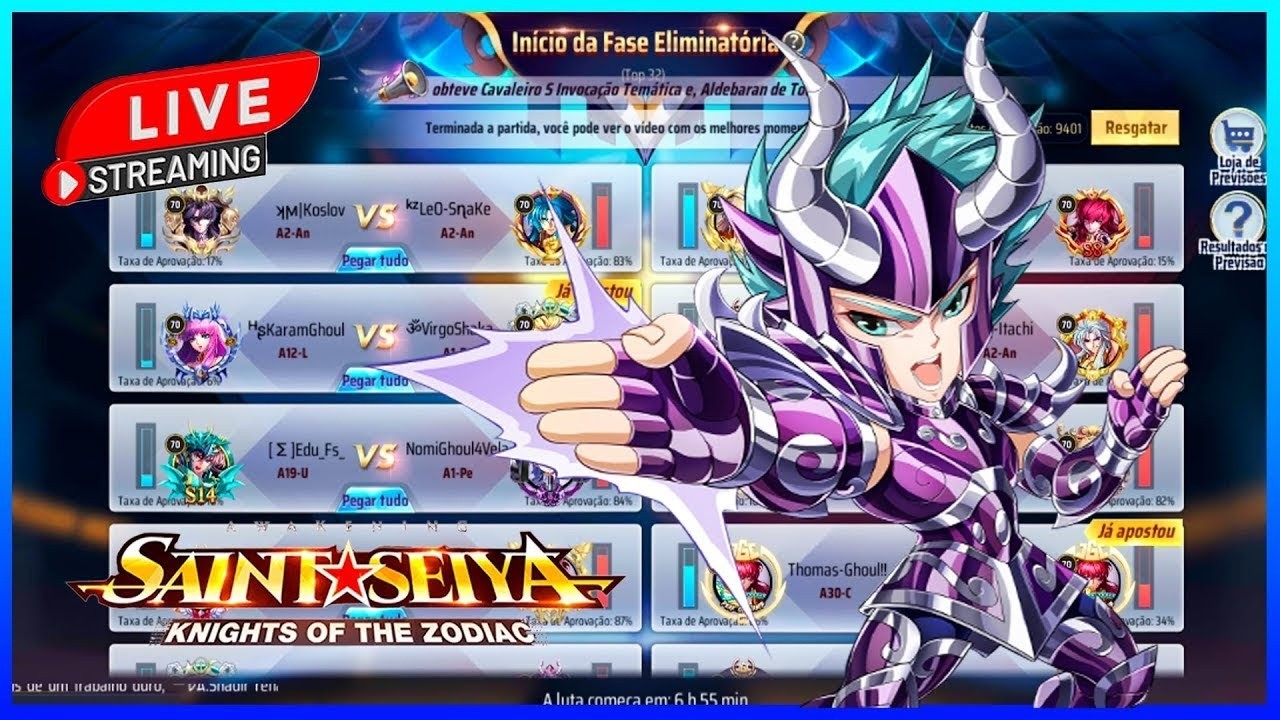 🔴 TOP 32 DO JAMIEL! AppGallery store com 20% de CASHBACK! - SAINT SEIYA AWAKENING