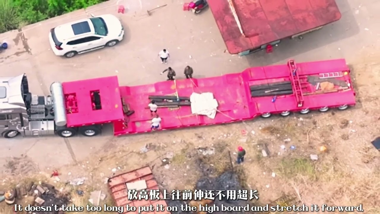 致敬每一位在路上的卡友，是你们连接了城市与乡村。祝大家国庆快 #货车运输实录  #大件运输半挂车