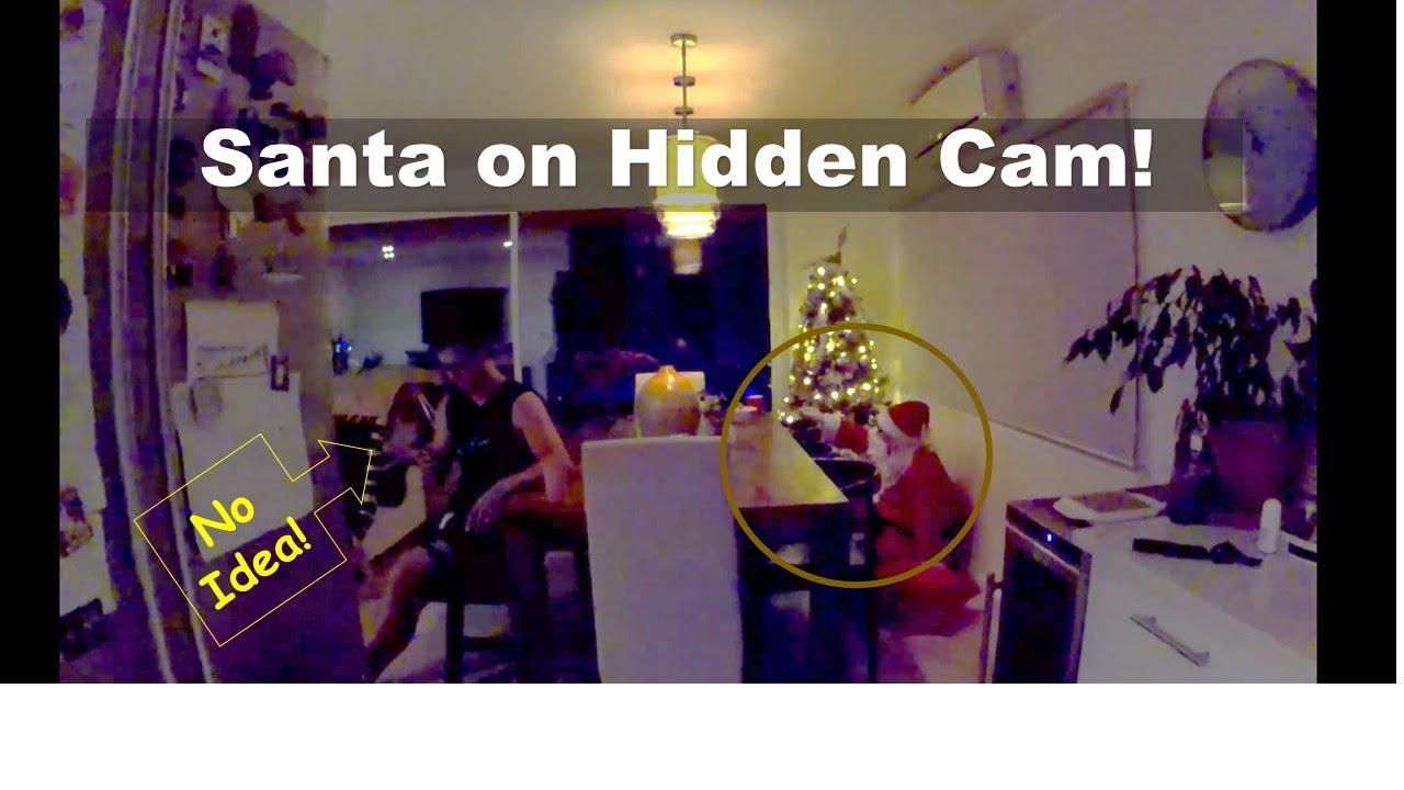 OMG Captured Santa on Hidden Cam again - Almost Caught! 2022 - Atrain NZL Videos