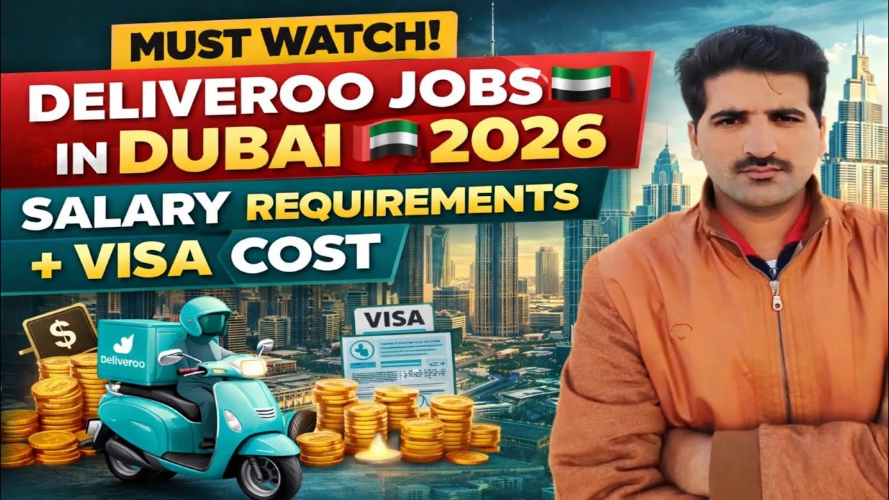 Deliveroo Delivery Jobs Dubai 🇦🇪 2026 | Salary Kitni? Visa Cost? Talabat | Careem | Keeta | Noon  