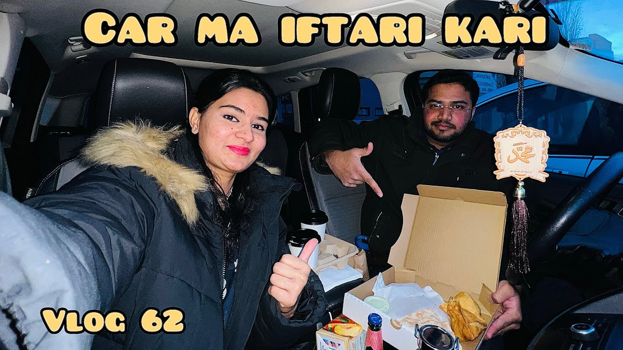VLOG 62 | Iftar in the Car | Ramadan Shopping | Calgary, Canada 🇨🇦