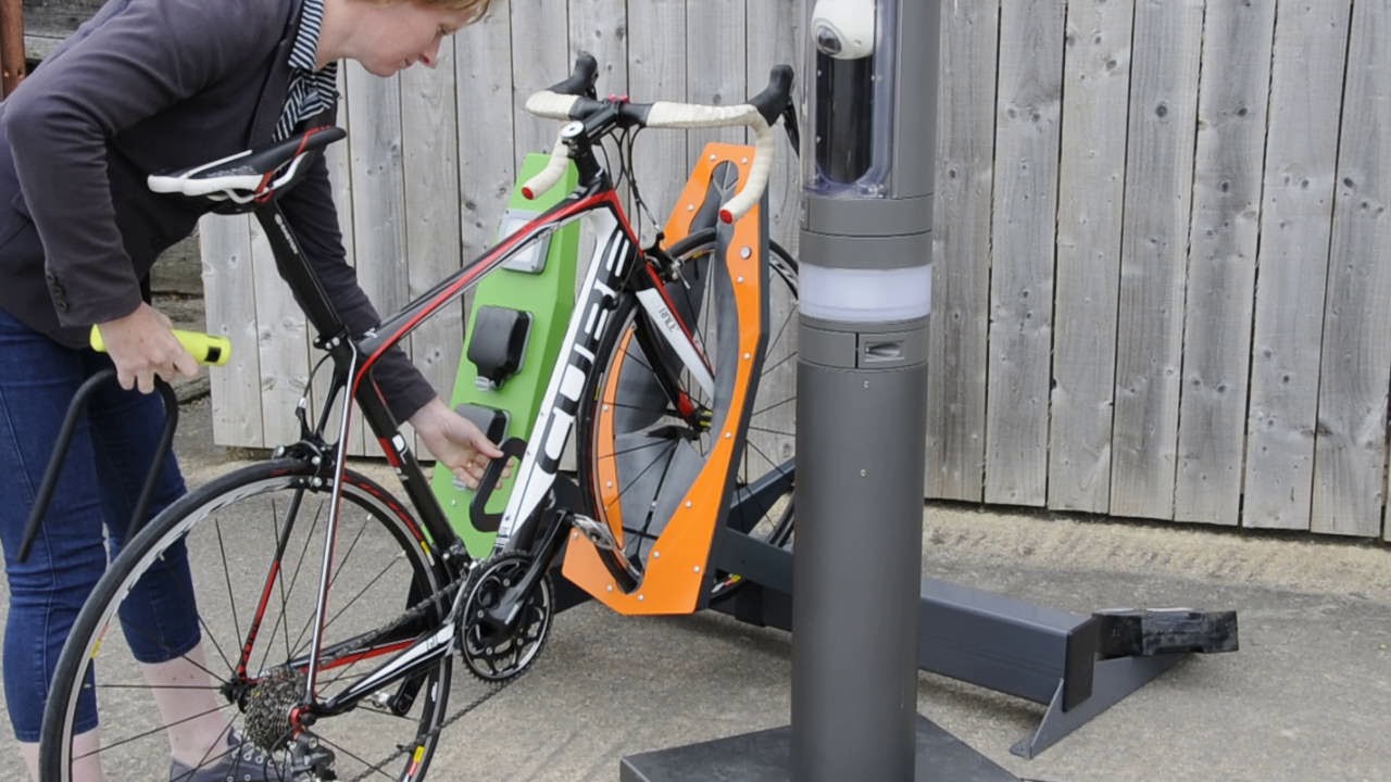 Cycle-street secure cycle parking