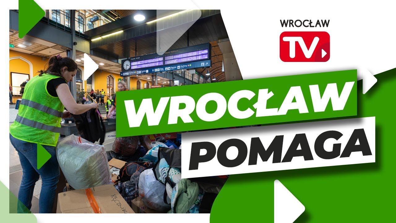 Wrocław pomaga Ukraińcom - mieszkańcy pokazują wielkie serce | Wrocław TV