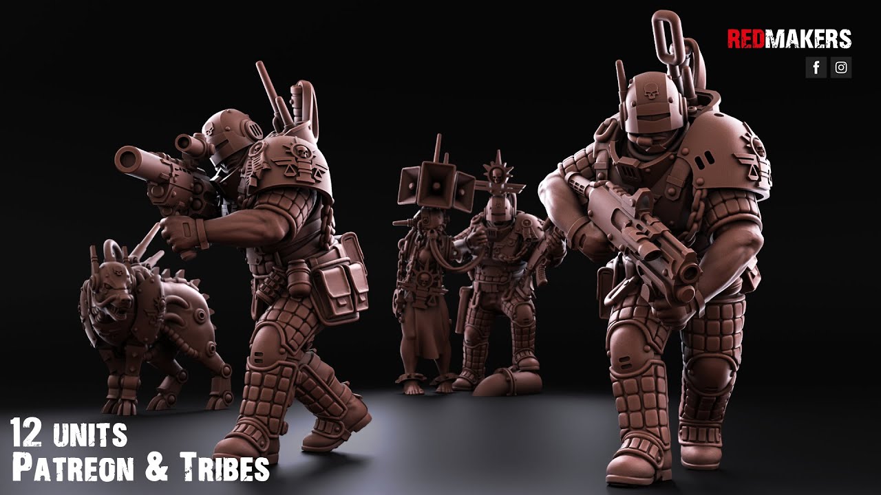 Kill Squad – Lawbringers. Models for 3D printing.