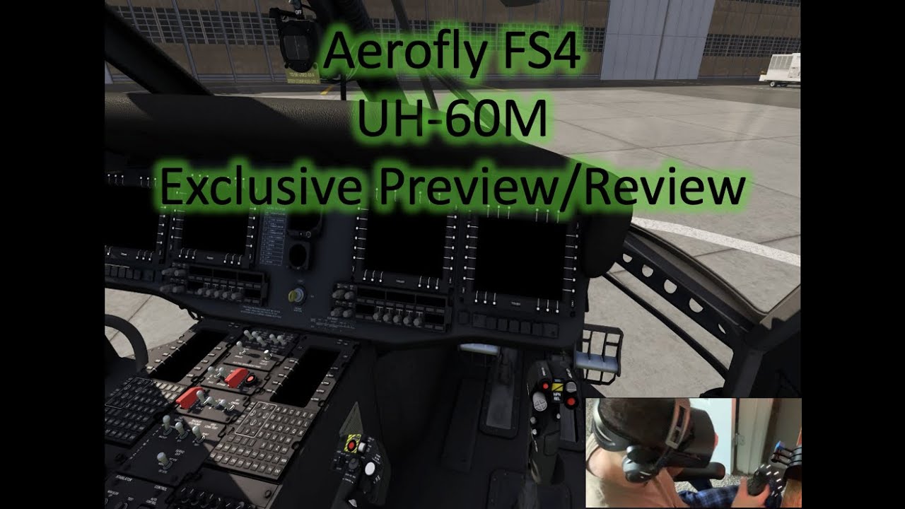 Real Blackhawk Pilot tries new Aerofly FS4 UH-60M in VR- EXCLUSIVE Preview/Review! Should you buy?