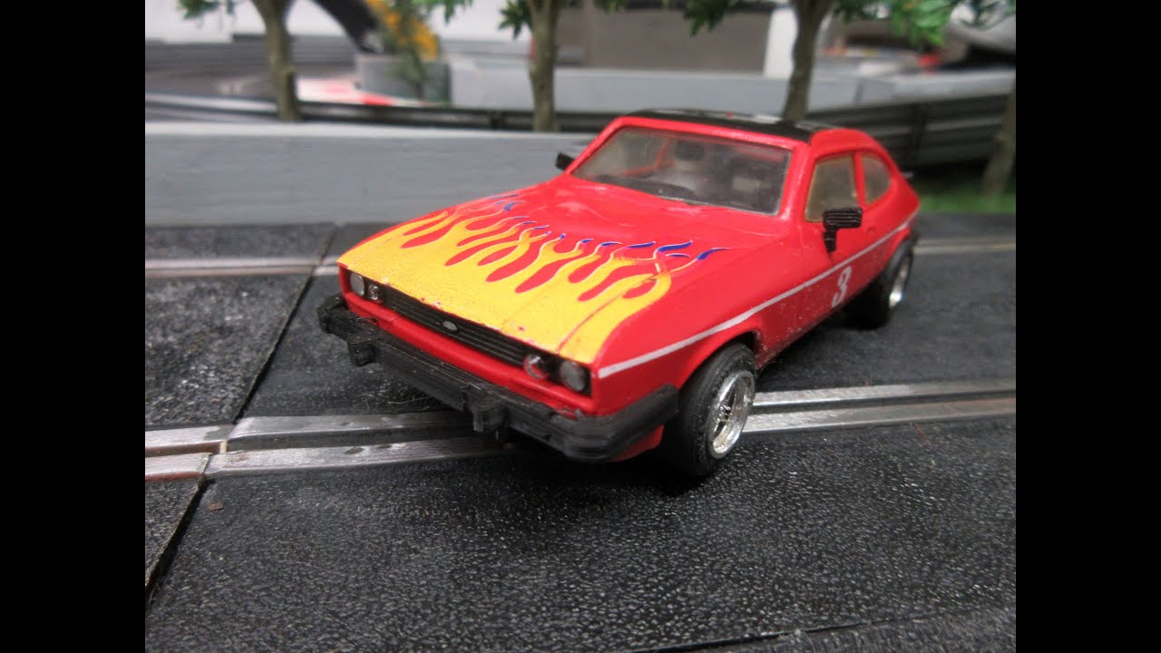 SCALEXTRIC C300 FORD CAPRI 3.0 FAST AND SERVICED. MANY NEW PARTS. For sale! link in description.