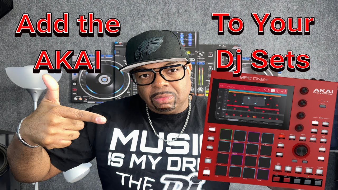 Akai MPC One, установка для выступлений диджея.