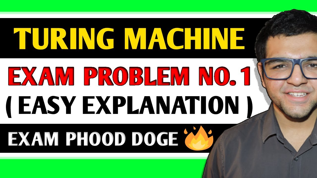 Turing Machine Exam Problem No. 1