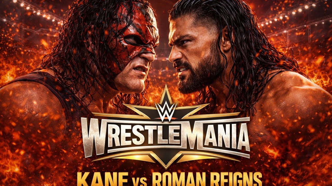 WrestleMania: Kane vs Roman Reigns – One on One Match | WWE 2K25