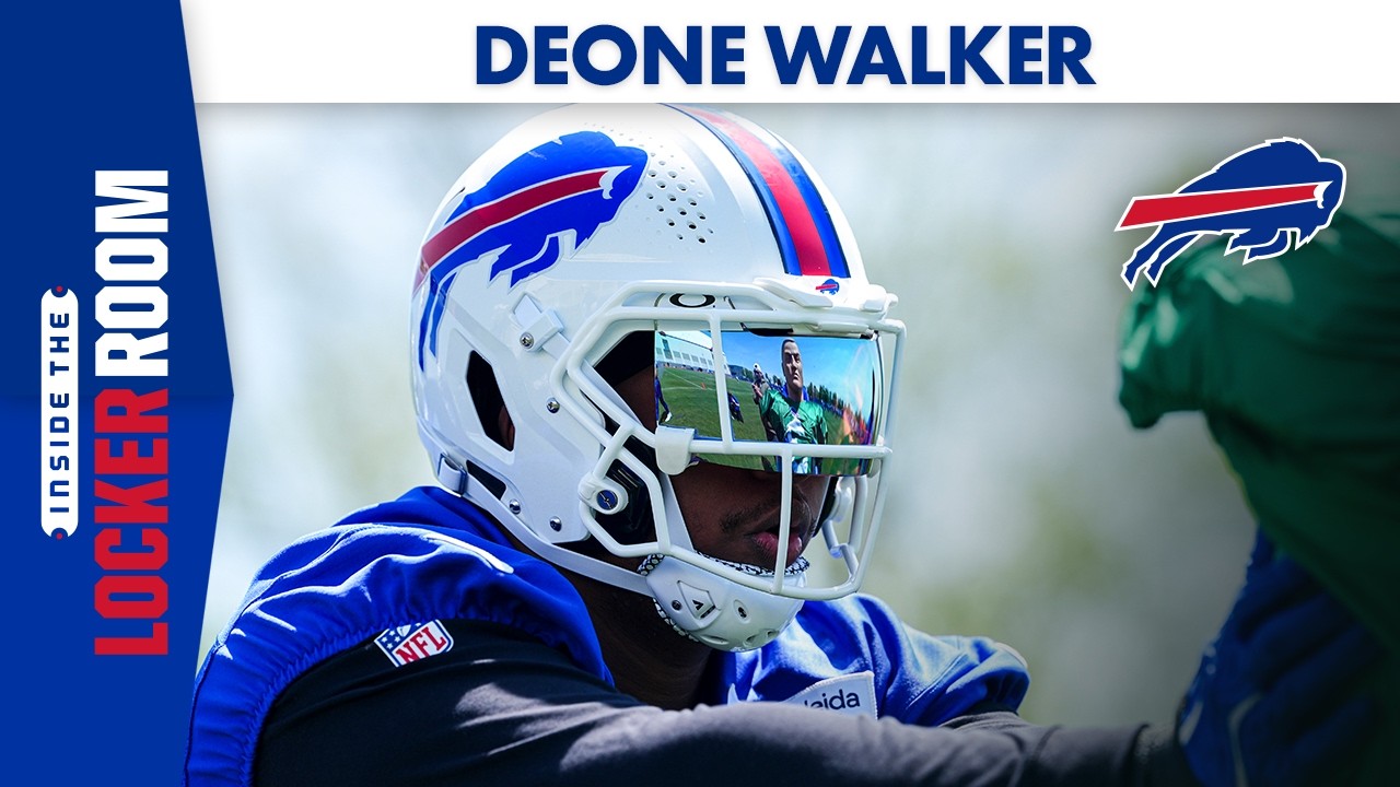 Deone Walker Talked With The Media After OTAs | Buffalo Bills