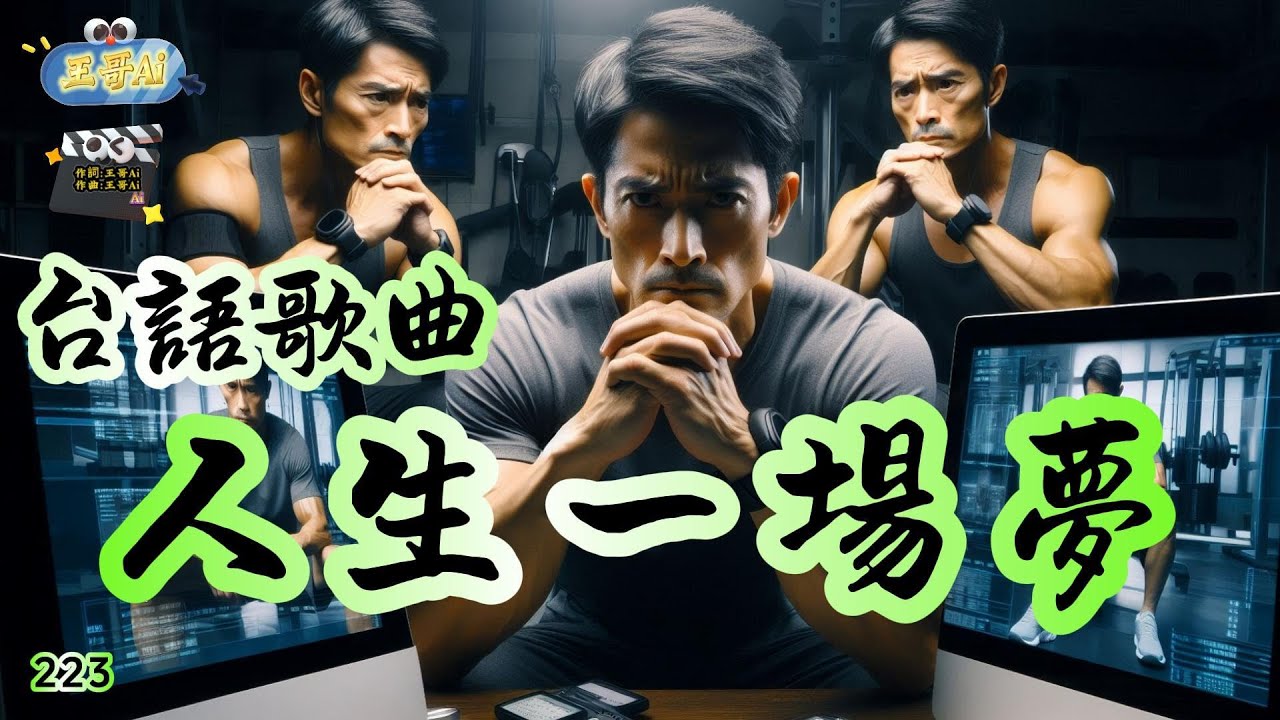 台語歌曲(223.人生一場夢)人生啊人生 人生一場夢.醒來才知影 一切攏是空.歲月啊歲月 歲月一直行.最後才知影 賰懷念的影 #王哥Ai #原創歌曲 #閩南語流行歌曲 #台語歌曲 #音樂 #ai歌手