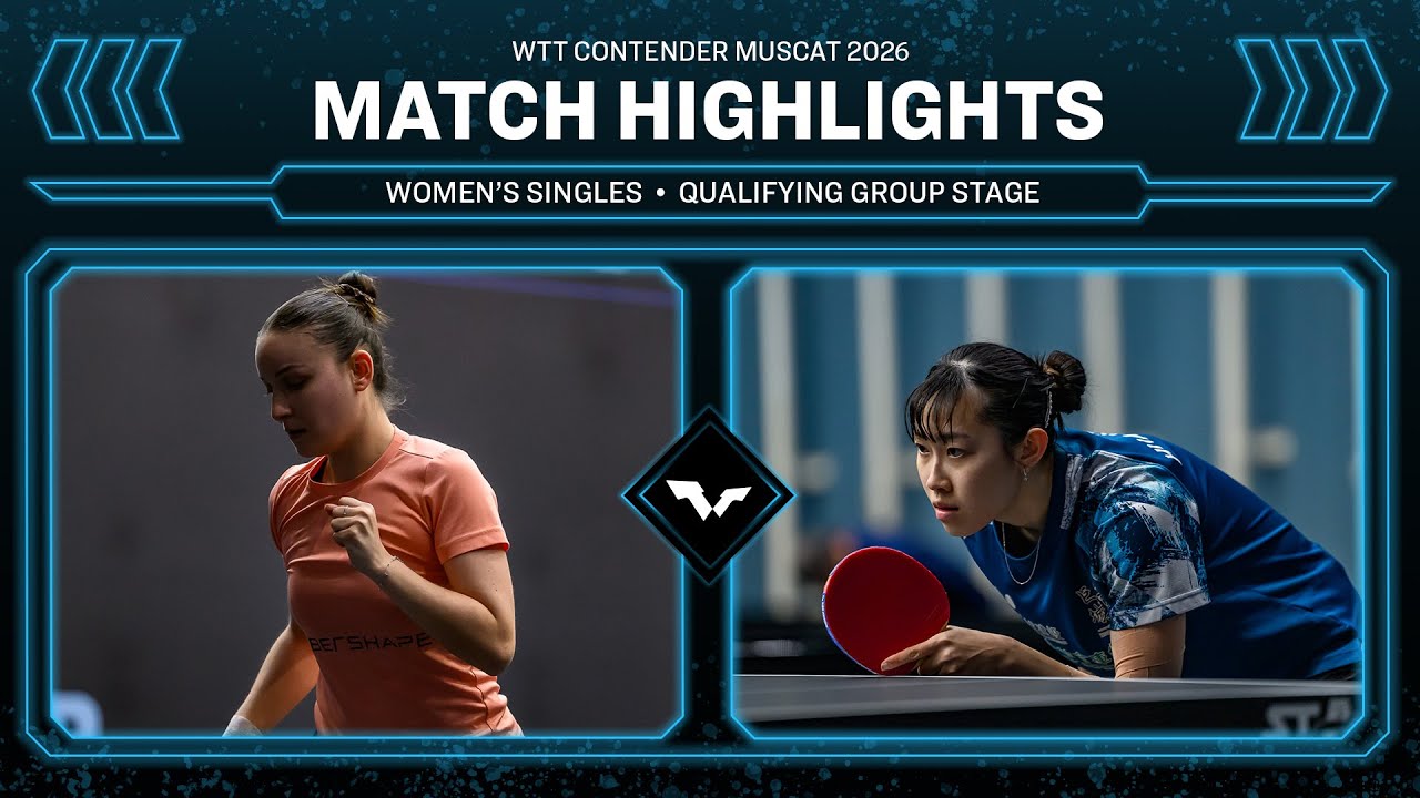 Audrey Zarif vs Huang Ching-Chia | WS QGS | WTT Contender Muscat 2026