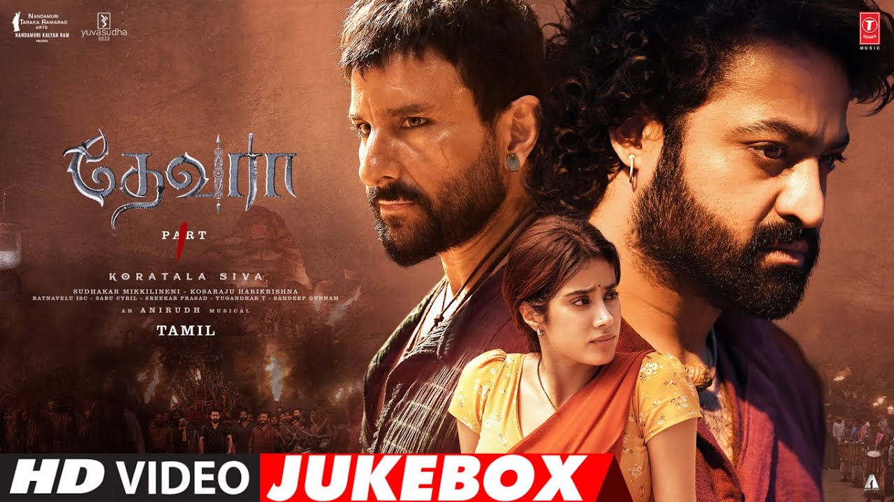 Devara Part -1 Tamil Video Jukebox With Extra Track | NTR, Saif, Janhvi | Koratala Siva | Anirudh