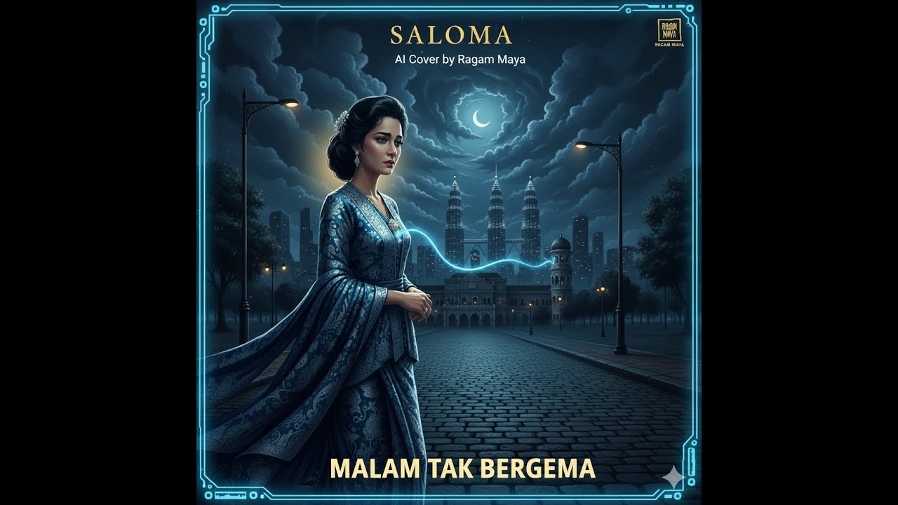 Malam Tak Bergema - Saloma (AI Midnight Melancholy) | Remastered Audio | Ragam Maya