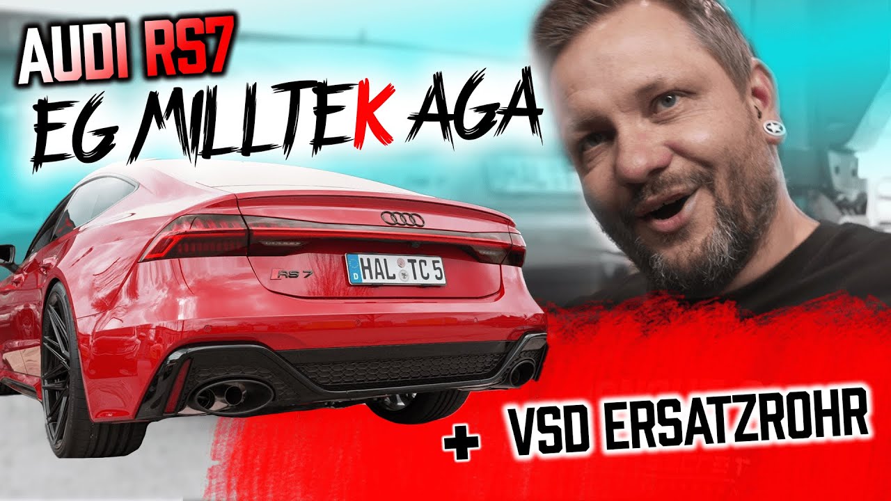 Audi RS7 EG Milltek Abgasanlage + VSD Ersatzrohr  ✖ Top Secret Tuning