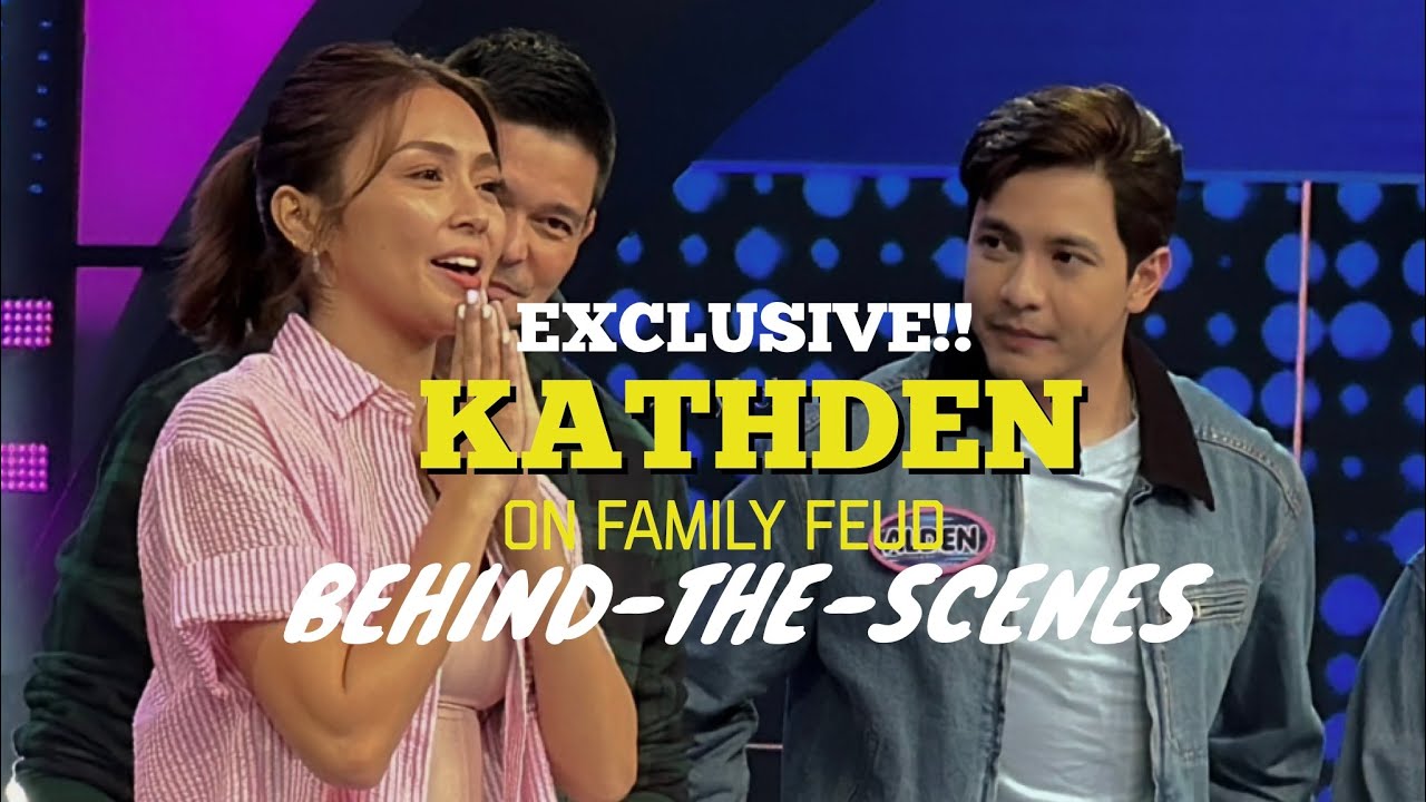 [EXCLUSIVE] KATHDEN on Family Feud | BEHIND-THE-SCENES