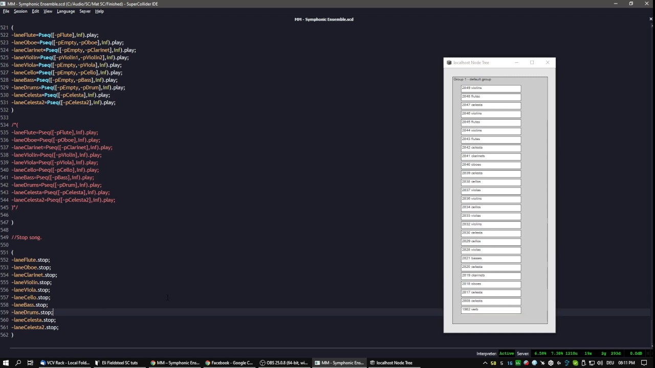 SuperCollider MM - Symphonic Ensemble