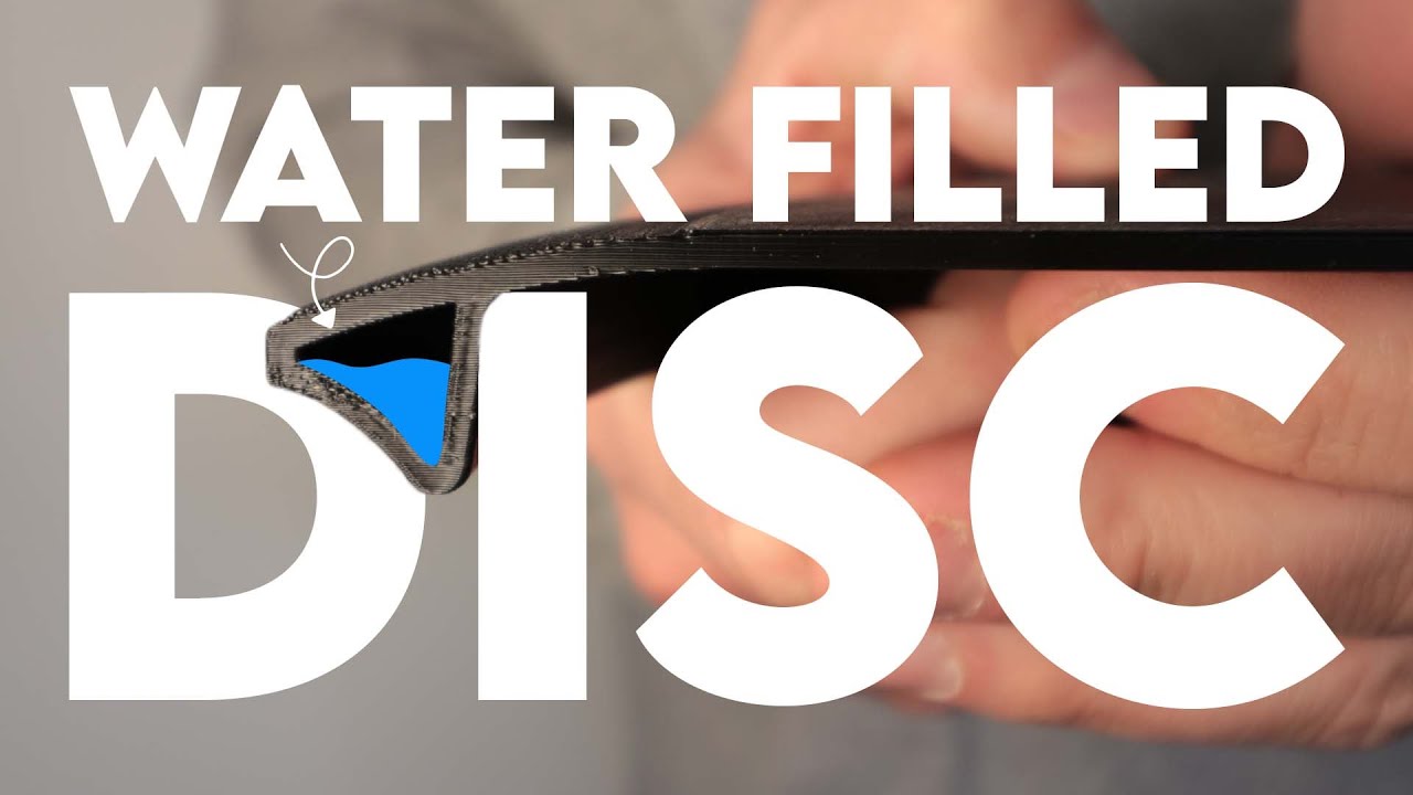 We Made a Disc With a Hollow Rim (...and filled it with water!)