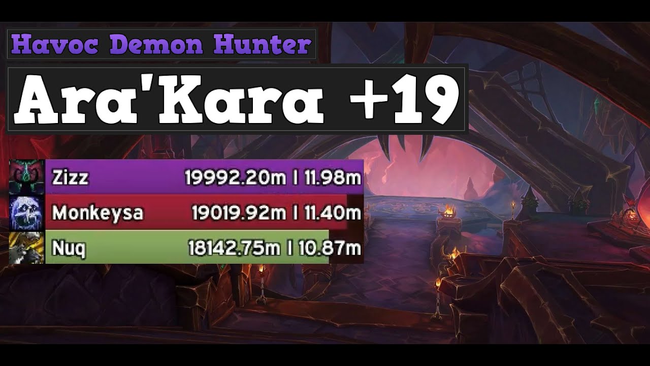 Ara-Kara, City of Echoes M +19 | Havoc Demon Hunter | Season 3 TWW