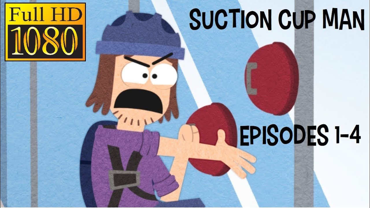 Suction Cup Man 1-4 (1080p HD)