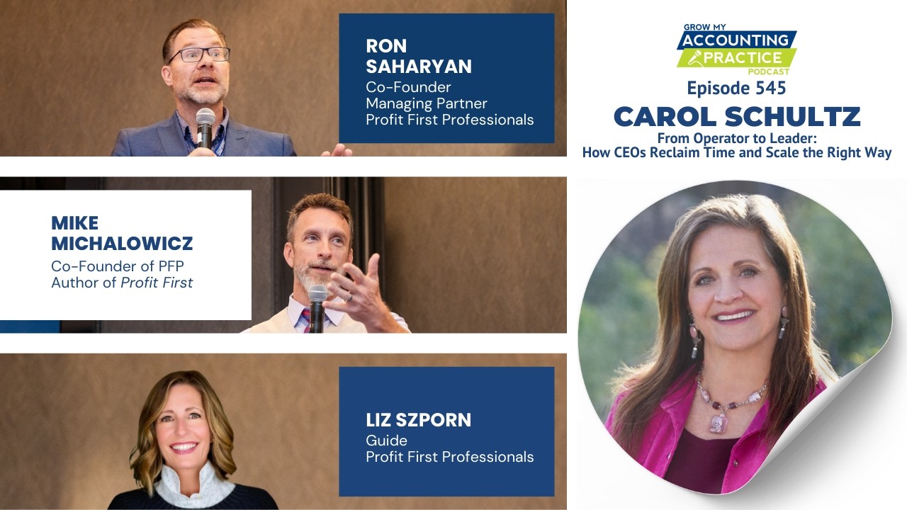 Carol Schultz: From Operator to Leader: How CEOs Reclaim Time and Scale the Right Way