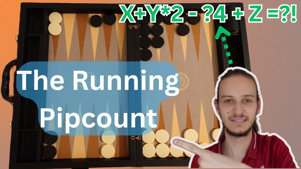 Master backgammon with this MUST-KNOW pipcounting method!