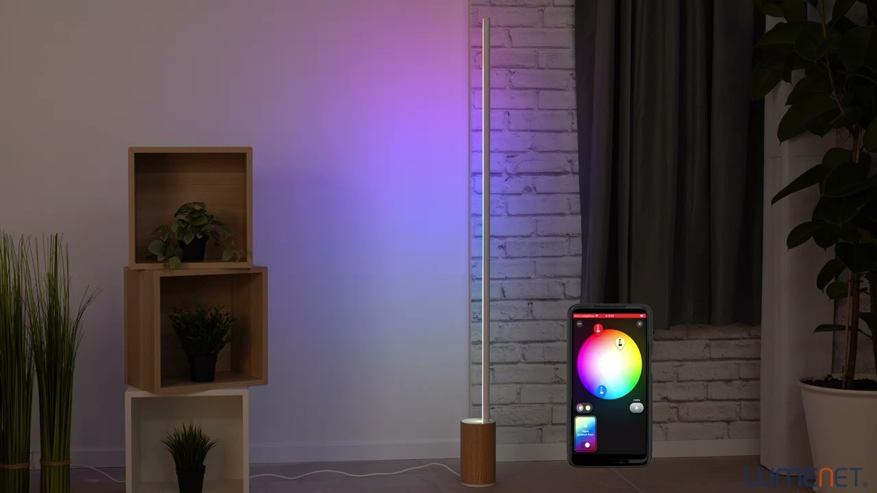Philips Hue Gradient Signe White and Color Ambiance floor lamp, white