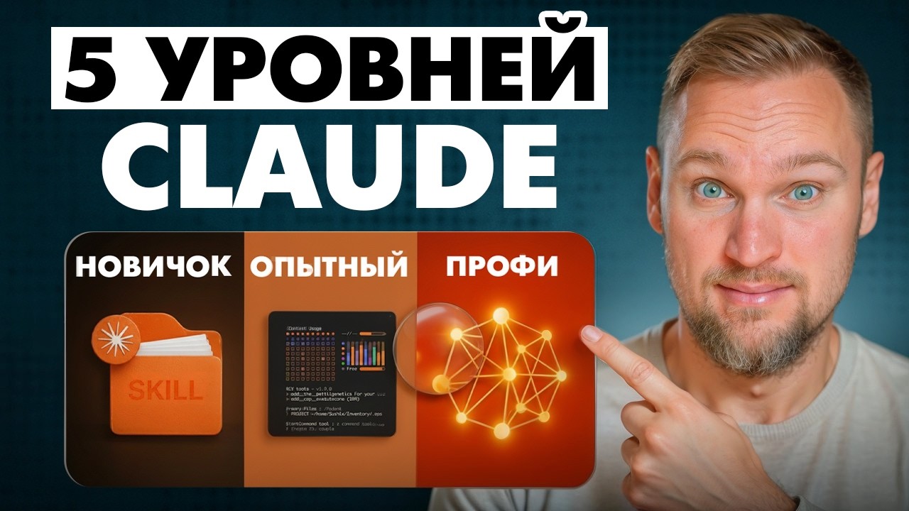 5 уровней владения Claude: на каком застрял ты?