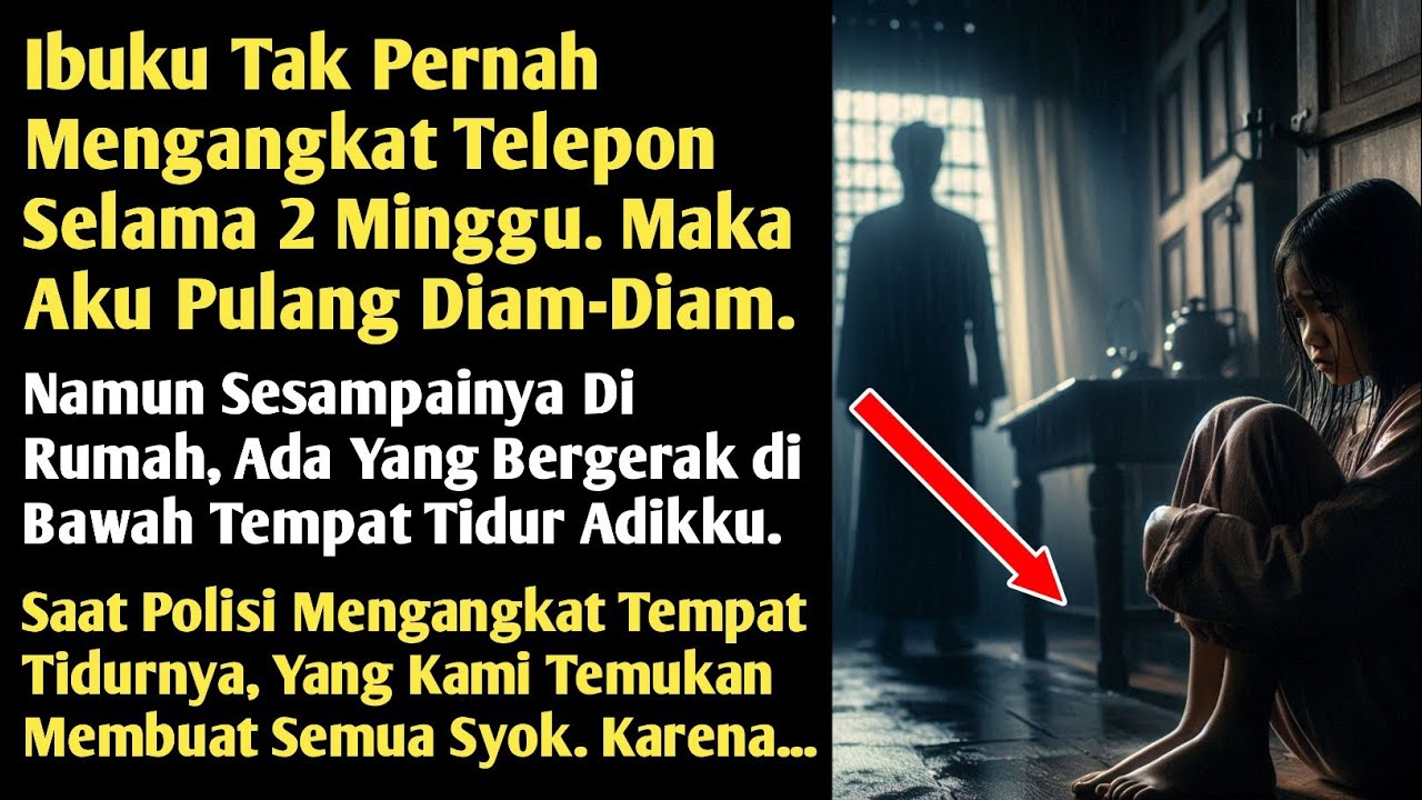 Ibuku Menghilang 2 Minggu. Saat Pulang, Ada yang Bergerak di Bawah Tempat Tidur Adikku…