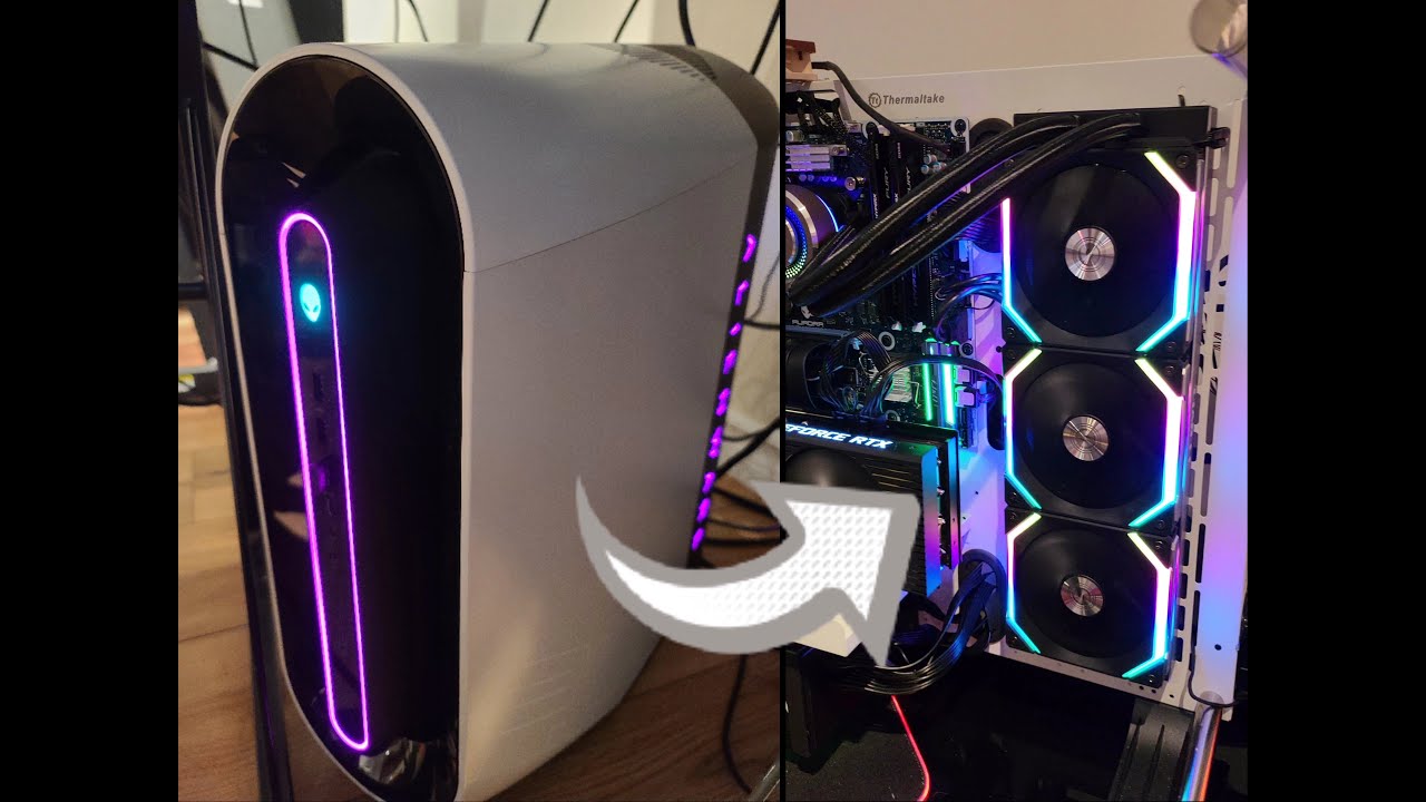 Alienware Rtx 3080 case swap and teardown
