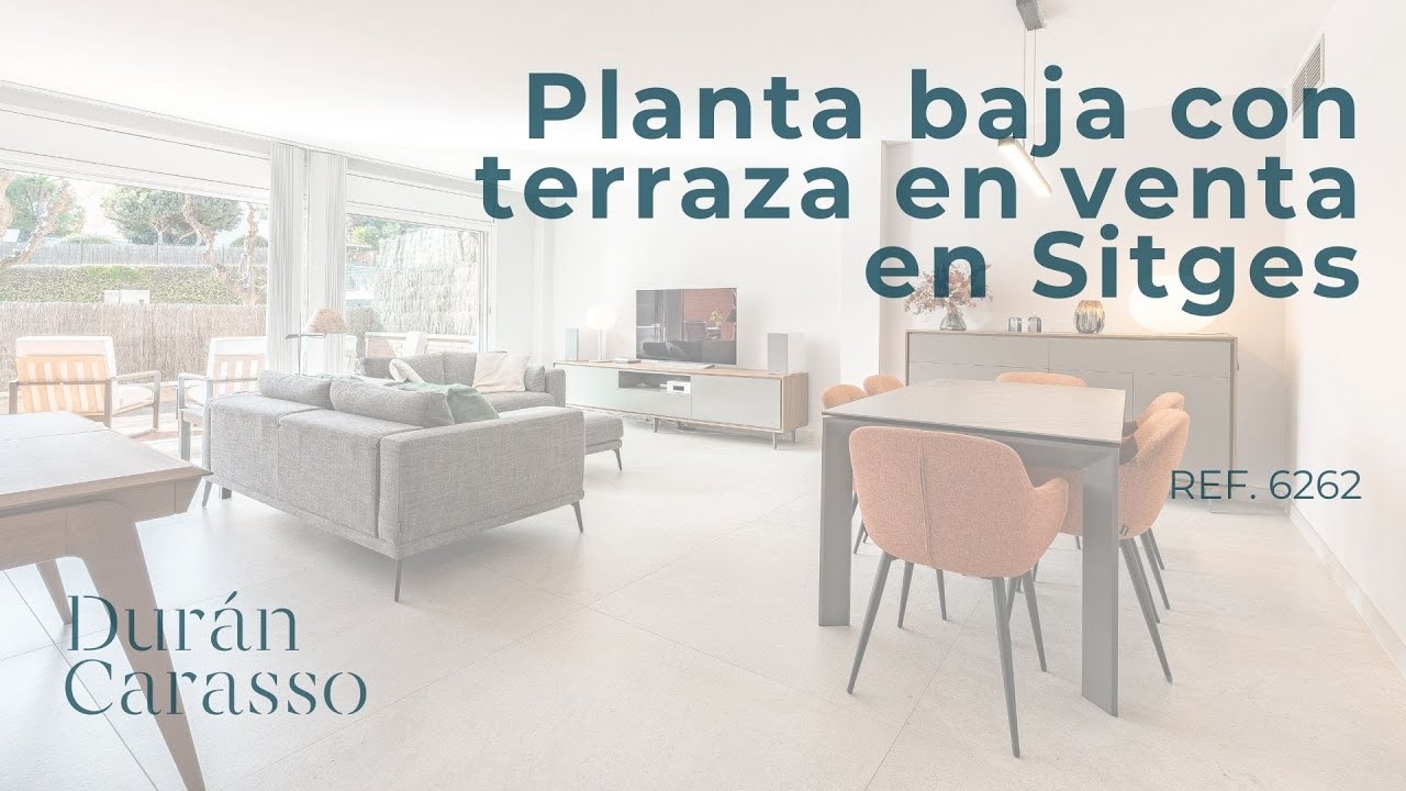 Planta baja con terraza en venta en Sitges | Ref. 6262