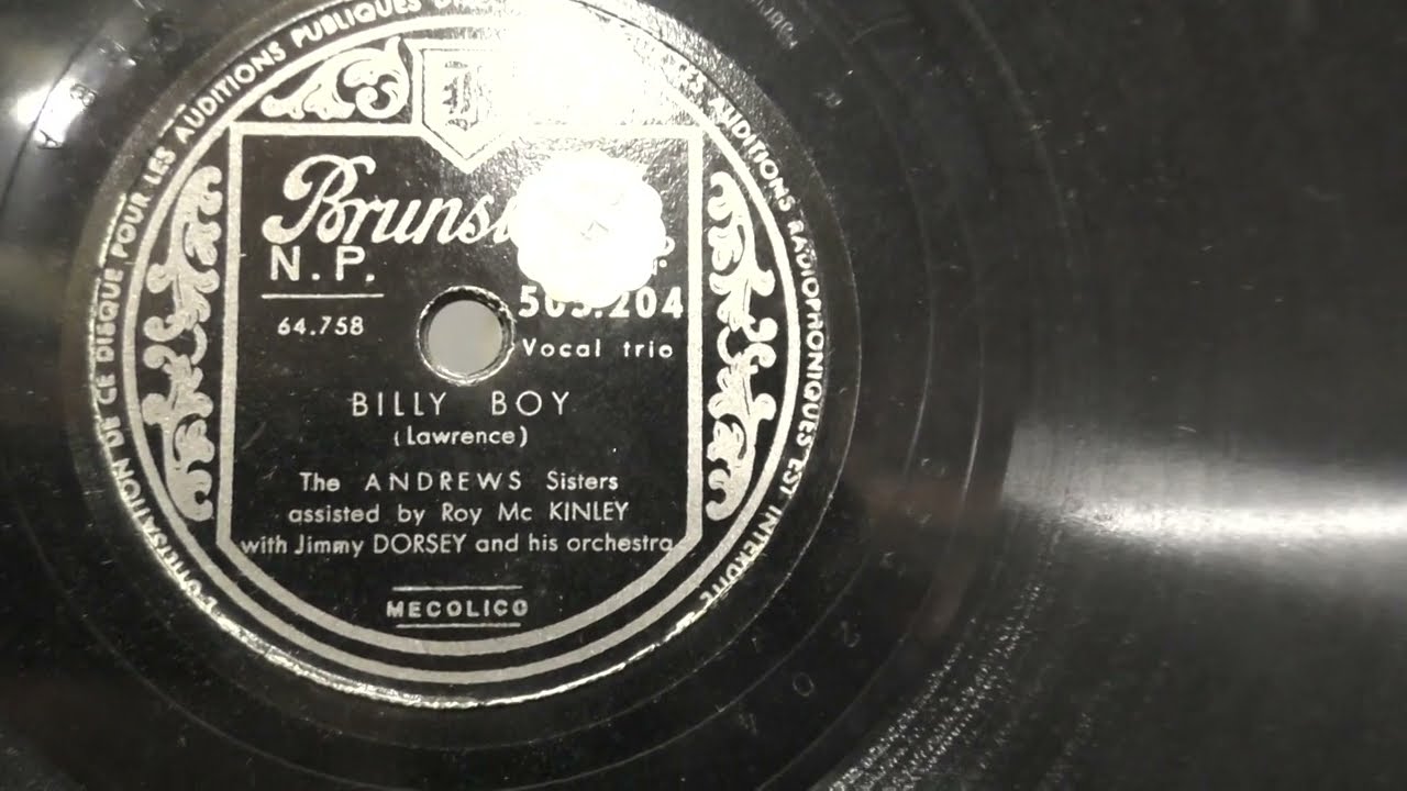 The Andrews Sisters: Billy Boy. (1938).