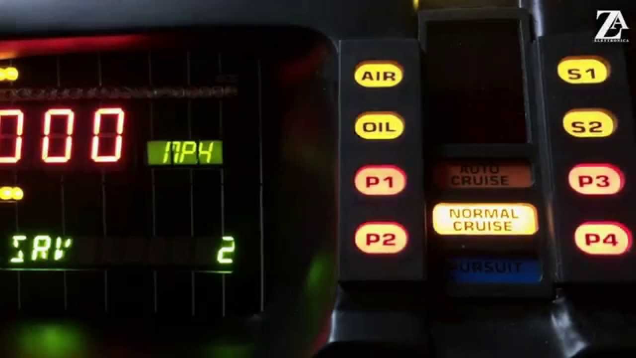 KNIGHT RIDER KITT 2TV DASH ZAELETTRONICA ELECTRONICS 82 PONTIAC FIREBIRD TRANS AM