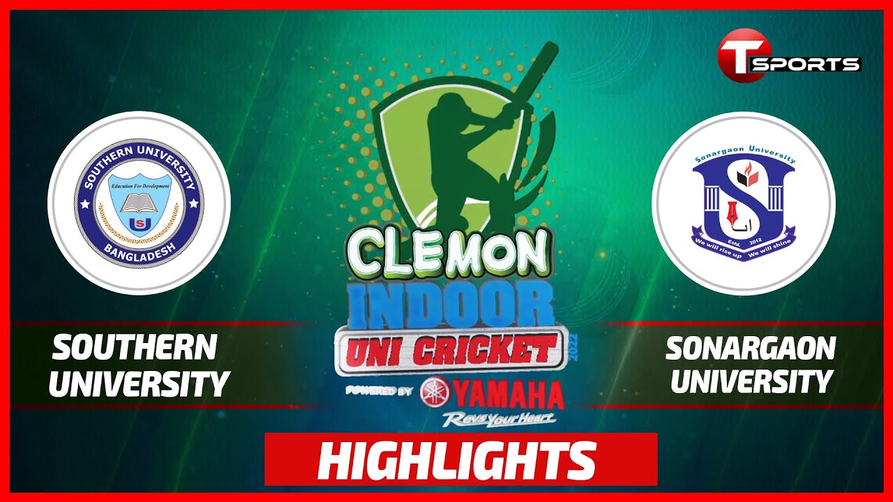 Extended Highlights | Sonargaon University VS Southern University | Clemon Indoor Uni Cricket
