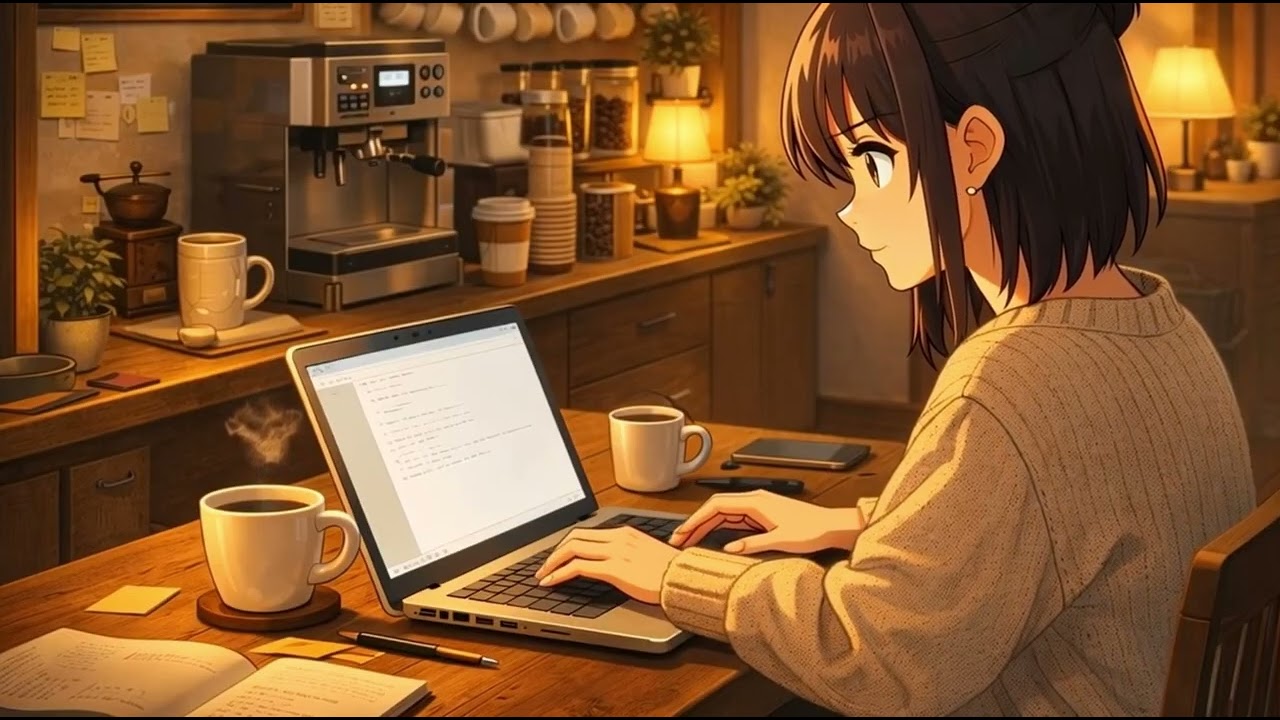 Study Lofi Vibes ☕ 1 Hour Cafe Beats for Focus & Concentration