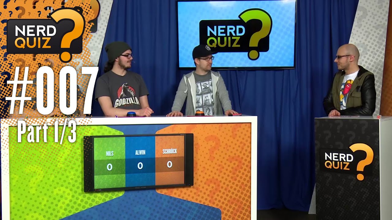 [1/3] Nerd Quiz S.2 HALBFINALE #1 | Nils vs Alvin vs Schröck | 11.05.2016
