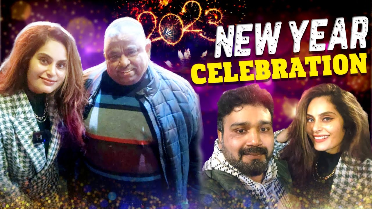 Happy New Year Celebration ✨🎉| London Fireworks 2023 ♥️😊| Shruthika Arjun