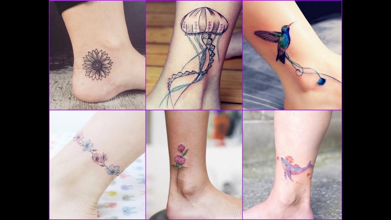 50  Lovely Ankle Tattoo Design Ideas for Womens