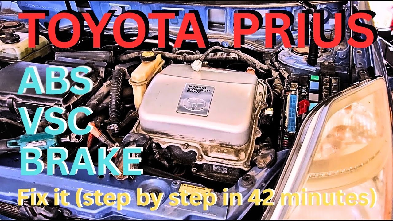 Toyota Prius 🚗 Diagnóstico y cambio de módulo ABS 🛠️