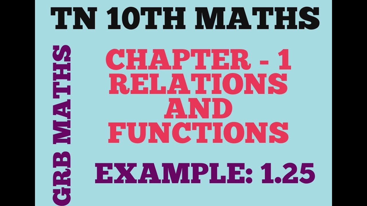 TN 10TH MATHS EXAMPLE : 1.25
