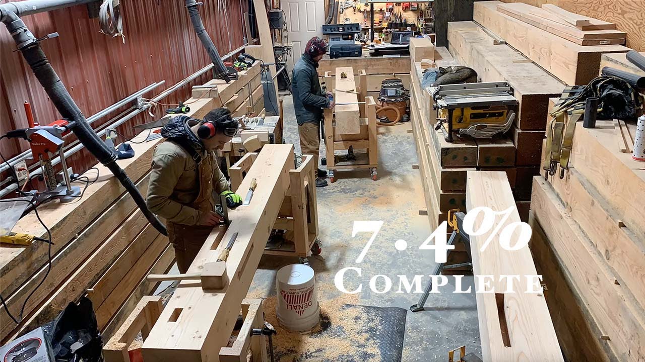 Alaska Episode 53: 7.4% Complete on our Alaskan Dream Timber Frame